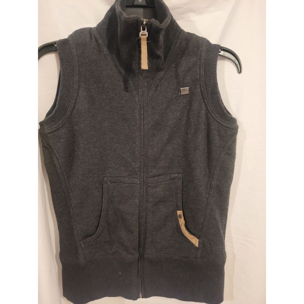 Nike women's vest size S , shearling lined, Black sleeveless Excellent Condition